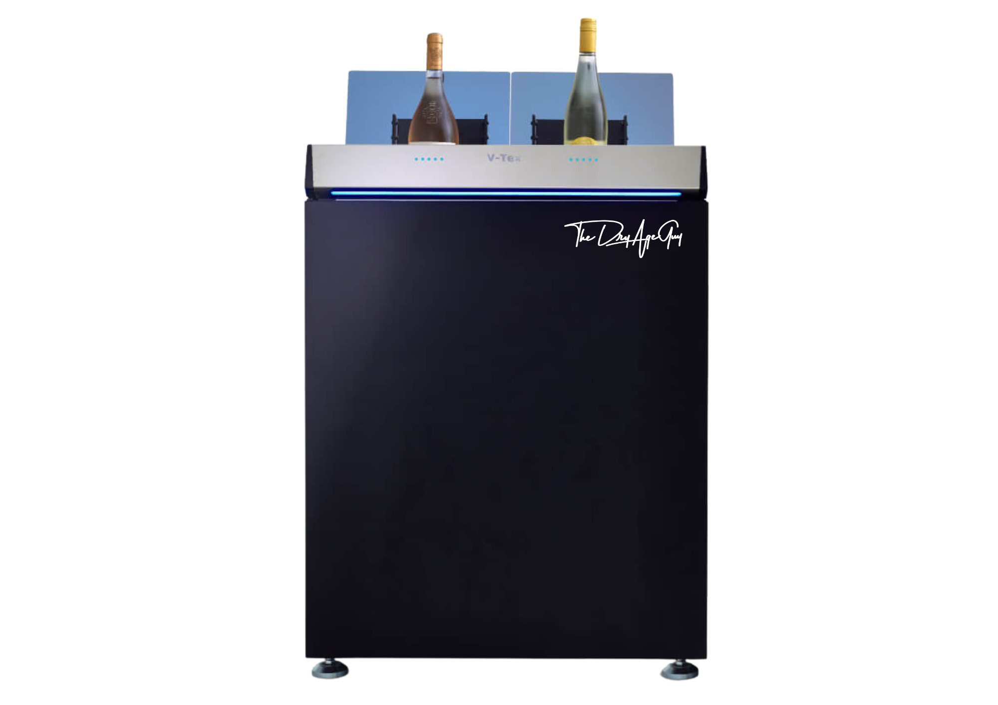 MGK TurboChill Rapid Drinks Cooler Wine Bottle View - The Dry Age Guy Edition