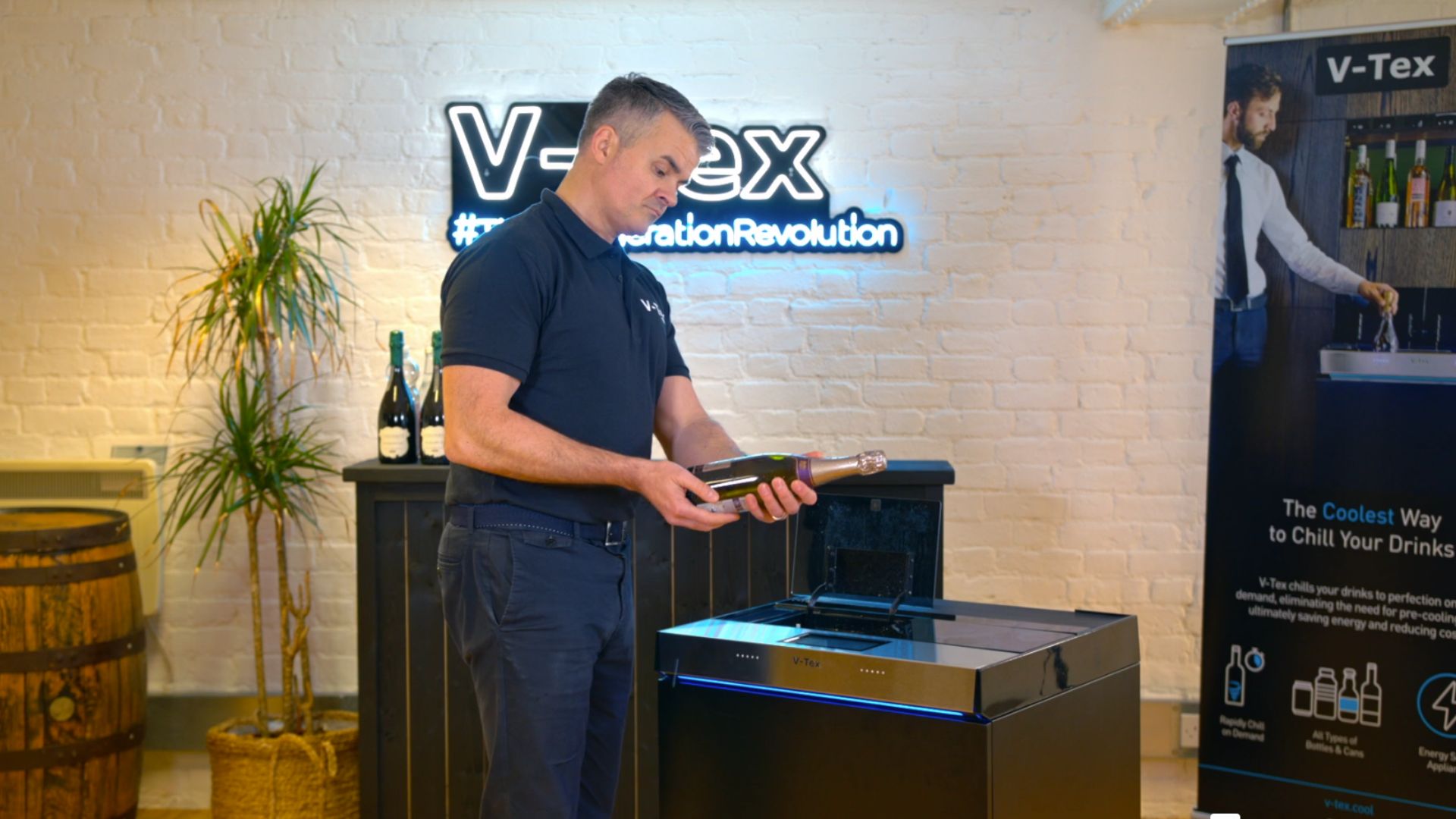 MGK TurboChill VTex Rapid Beverage Chiller Wine Cooler